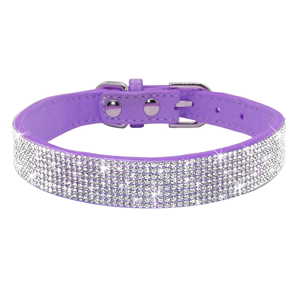 Luxe Hondenriem & Kattenriem met Steentjes