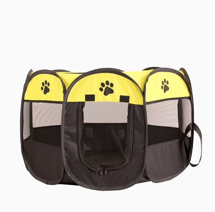 Woefielux Opvouwbare Pet Playpen - Achthoekige Puppyren - Oxford Cloth - Mobiele Puppy Kennel - Voor Honden, Katten en Konijnen