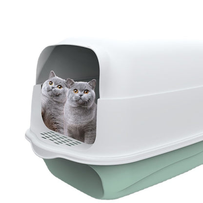 WoefieLux Privacy Dome – Volledig Gesloten Design Kattenbak