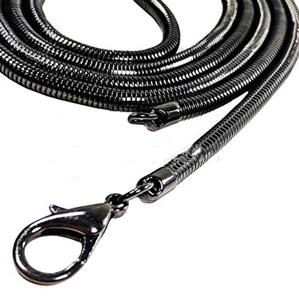 Ashanger Vierkant RVS – Pootafdruk Gedenkketting