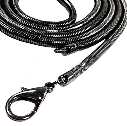 Ashanger Vierkant RVS – Pootafdruk Gedenkketting