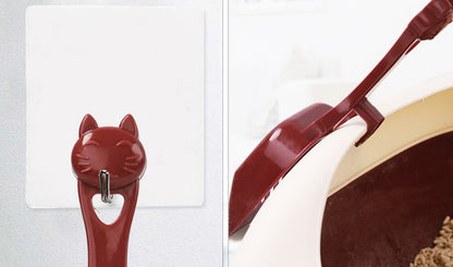 WoefieLux Kitty Scoop – Design Kattenbakschep met Kattensilhouet