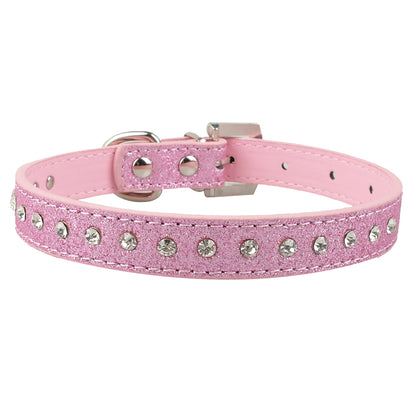 Luxe Hondenriem & Kattenriem met Steentjes
