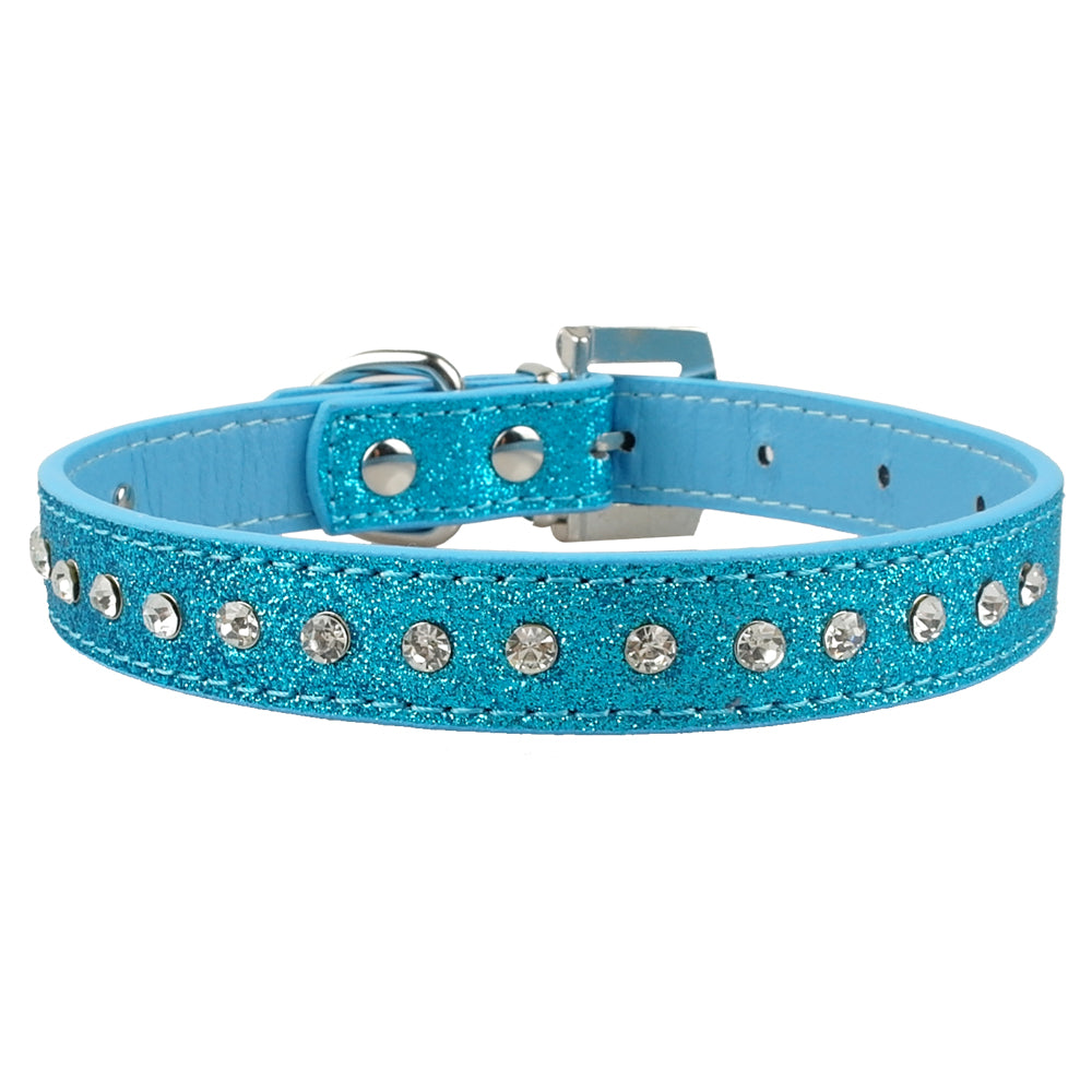 Luxe Hondenriem & Kattenriem met Steentjes