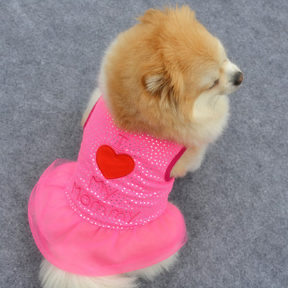 Luxe Geborduurde Puppy Kleding