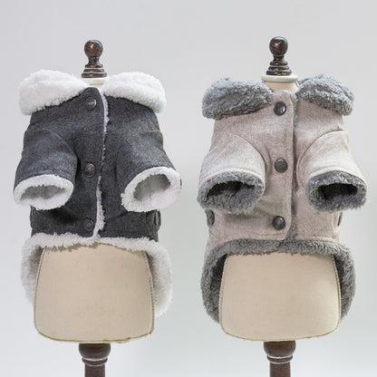 Gevoerde Hondenjas met Fleece