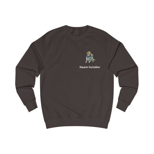 Gepersonaliseerde trui - Crewneck - Met naam en foto van uw huisdier
