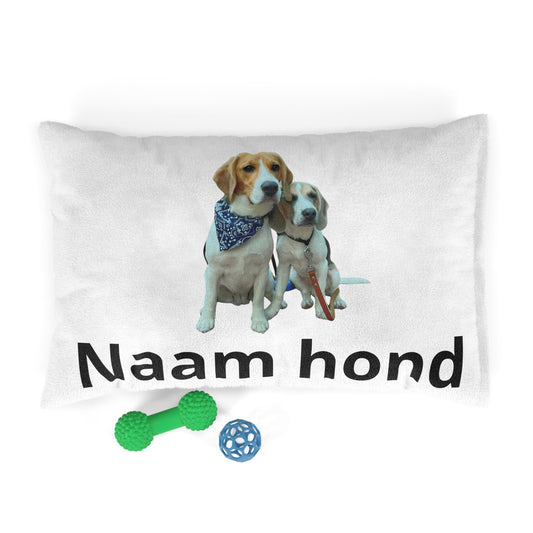Personaliseerbaar huisdierkussen - Wit