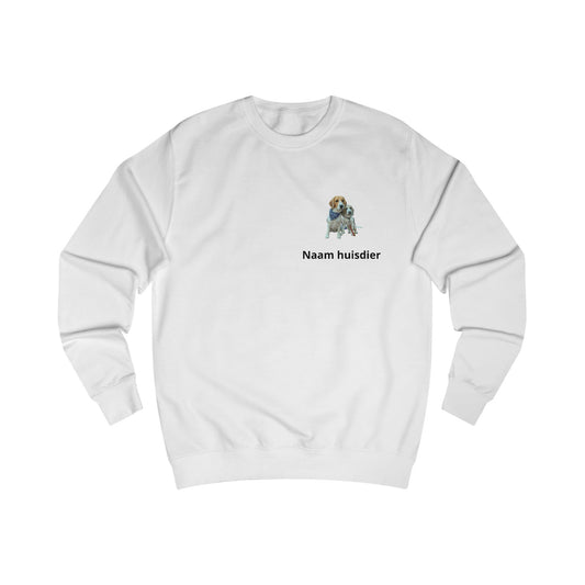Gepersonaliseerde trui - Crewneck - Met naam en foto van uw huisdier