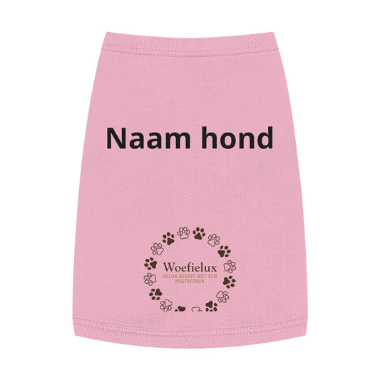 Personaliseerbare tank top voor honden