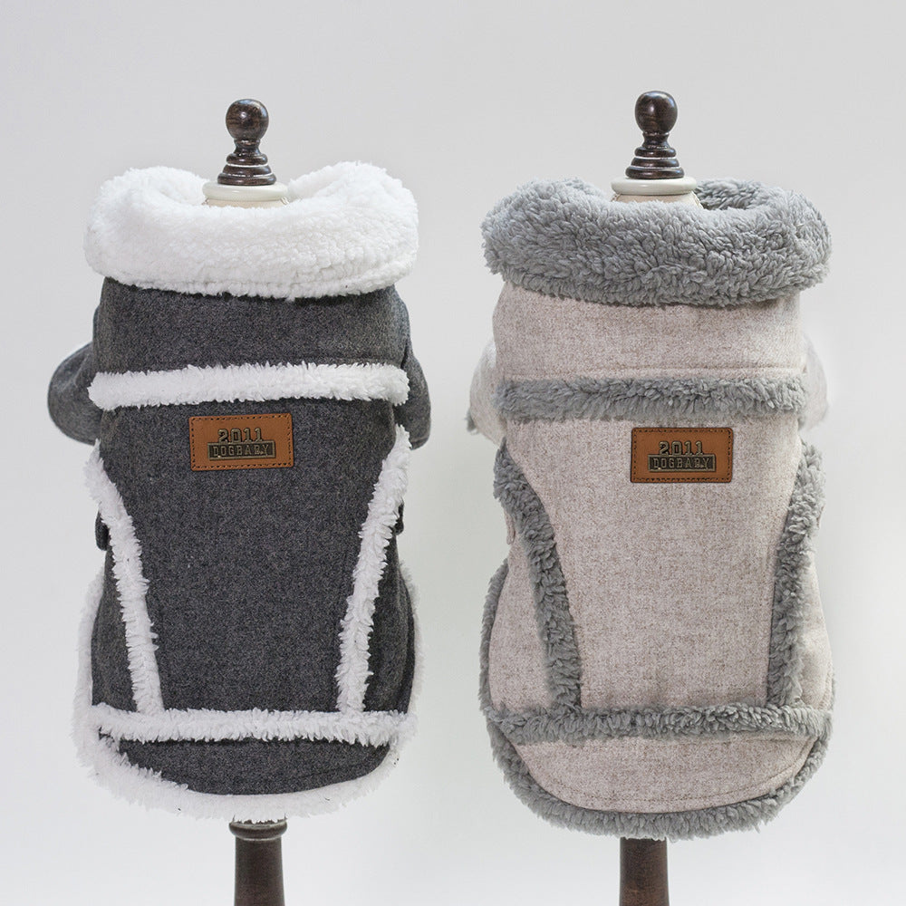 Gevoerde Hondenjas met Fleece