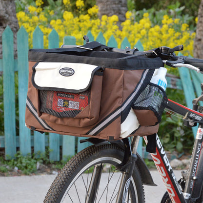 Fietsmand voor Honden & Katten – Afneembare Stuurtas