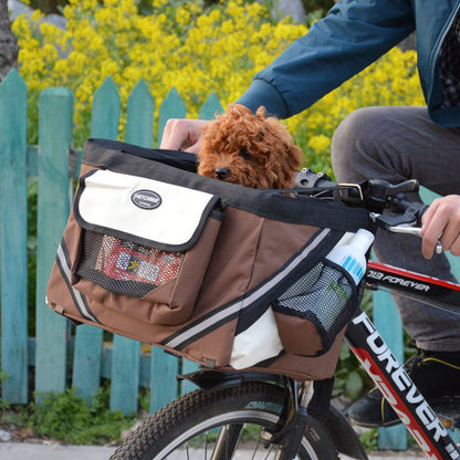 Fietsmand voor Honden & Katten – Afneembare Stuurtas