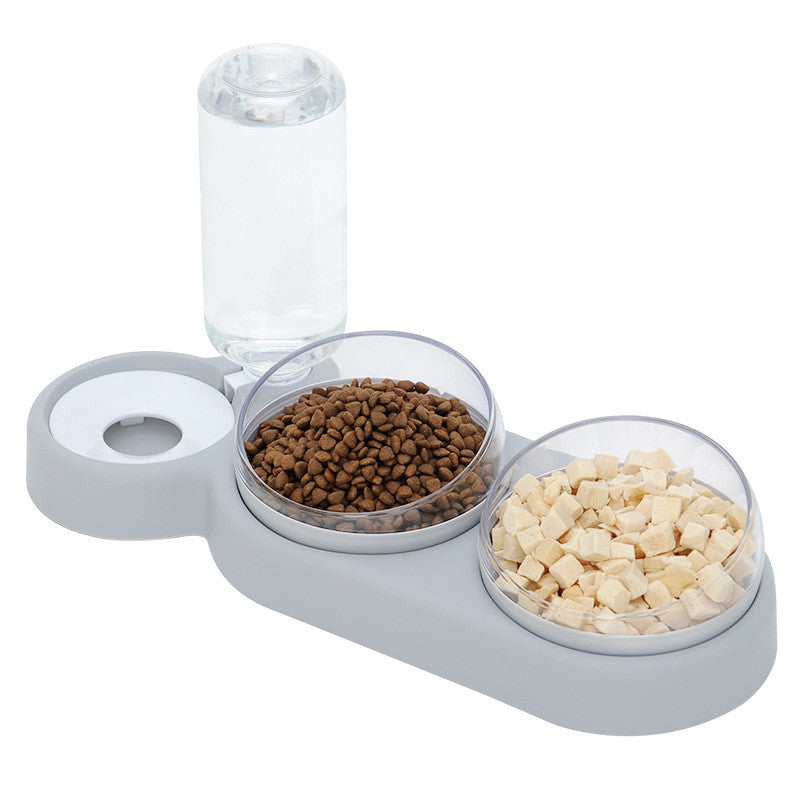 2-in-1 Automatische Voerbak & Waterfontein voor Honden en Katten