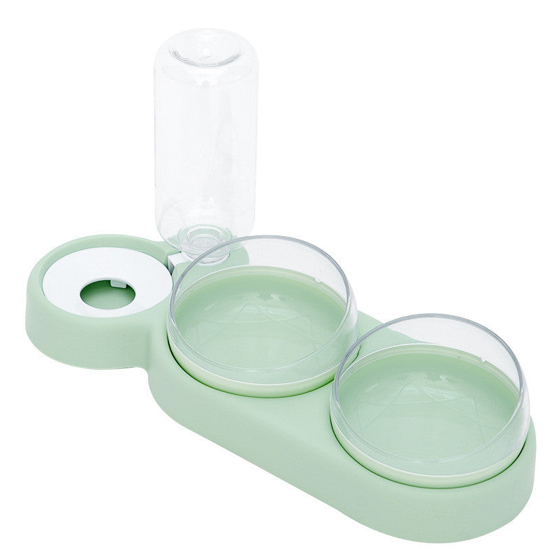 2-in-1 Automatische Voerbak & Waterfontein voor Honden en Katten