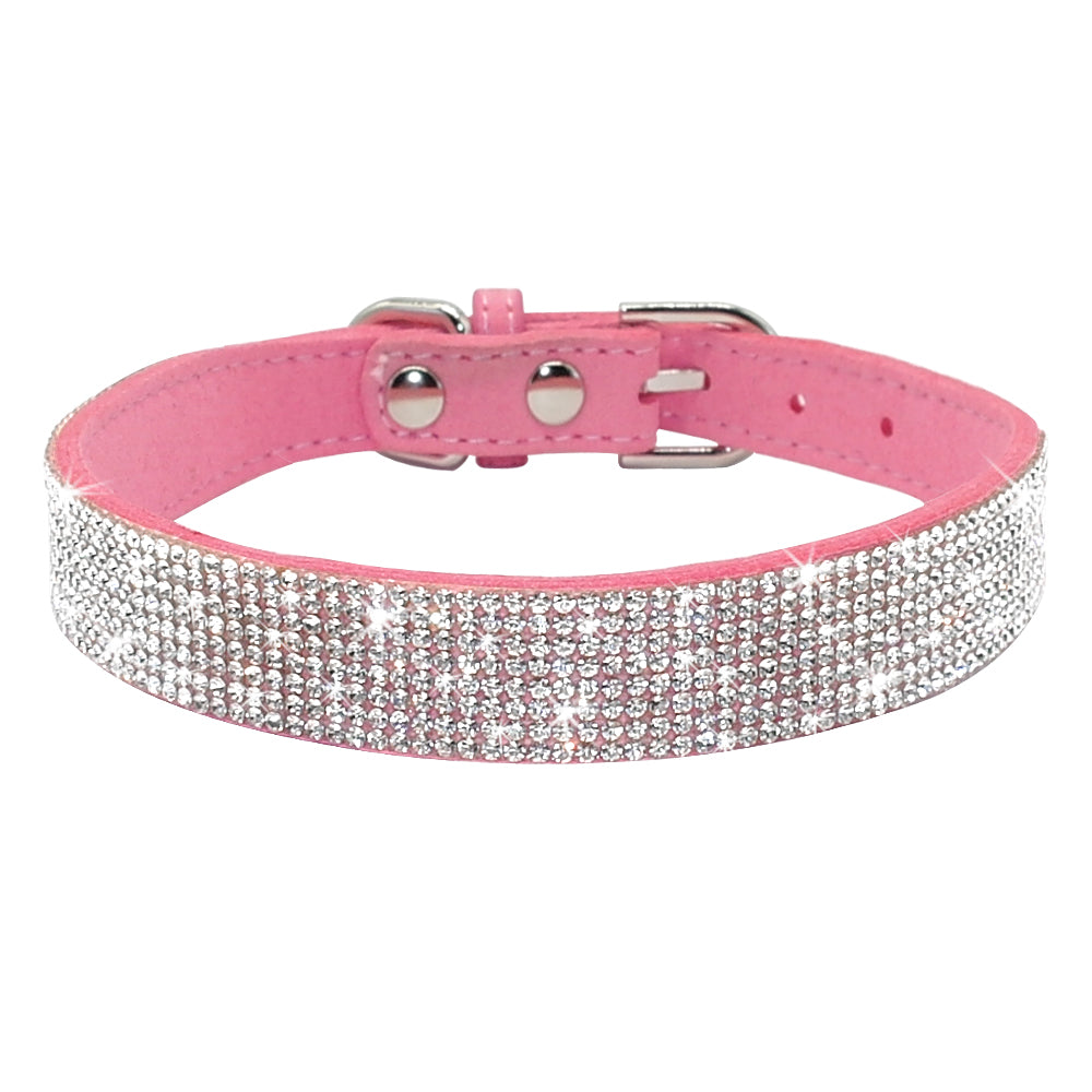 Luxe Hondenriem & Kattenriem met Steentjes