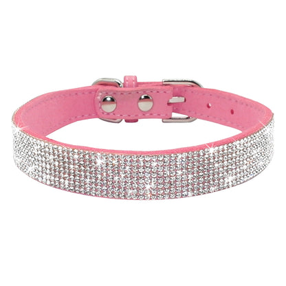 Luxe Hondenriem & Kattenriem met Steentjes