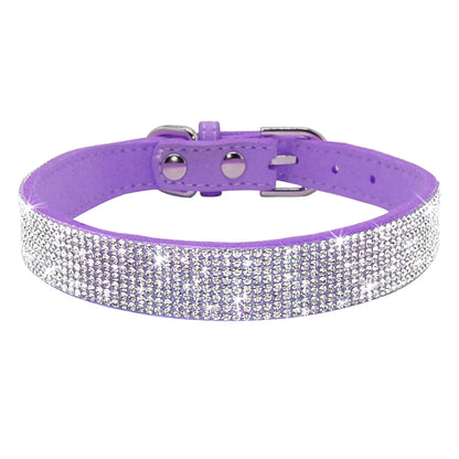 Luxe Hondenriem & Kattenriem met Steentjes