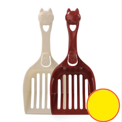 WoefieLux Kitty Scoop – Design Kattenbakschep met Kattensilhouet