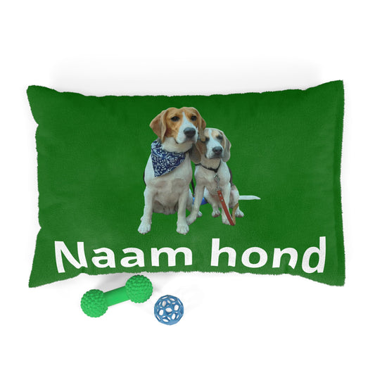 Personaliseerbaar huisdierkussen - Groen
