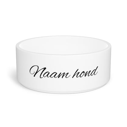 Personalized Pet Bowl — Custom Name Dog Bowl (Naam hond)