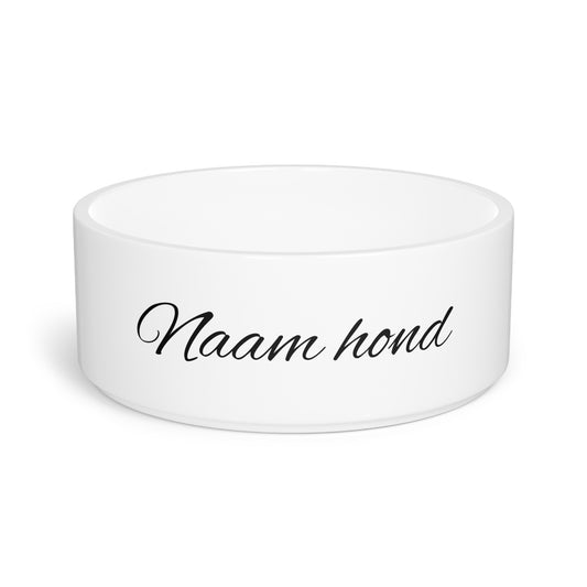 Personalized Pet Bowl — Custom Name Dog Bowl (Naam hond)