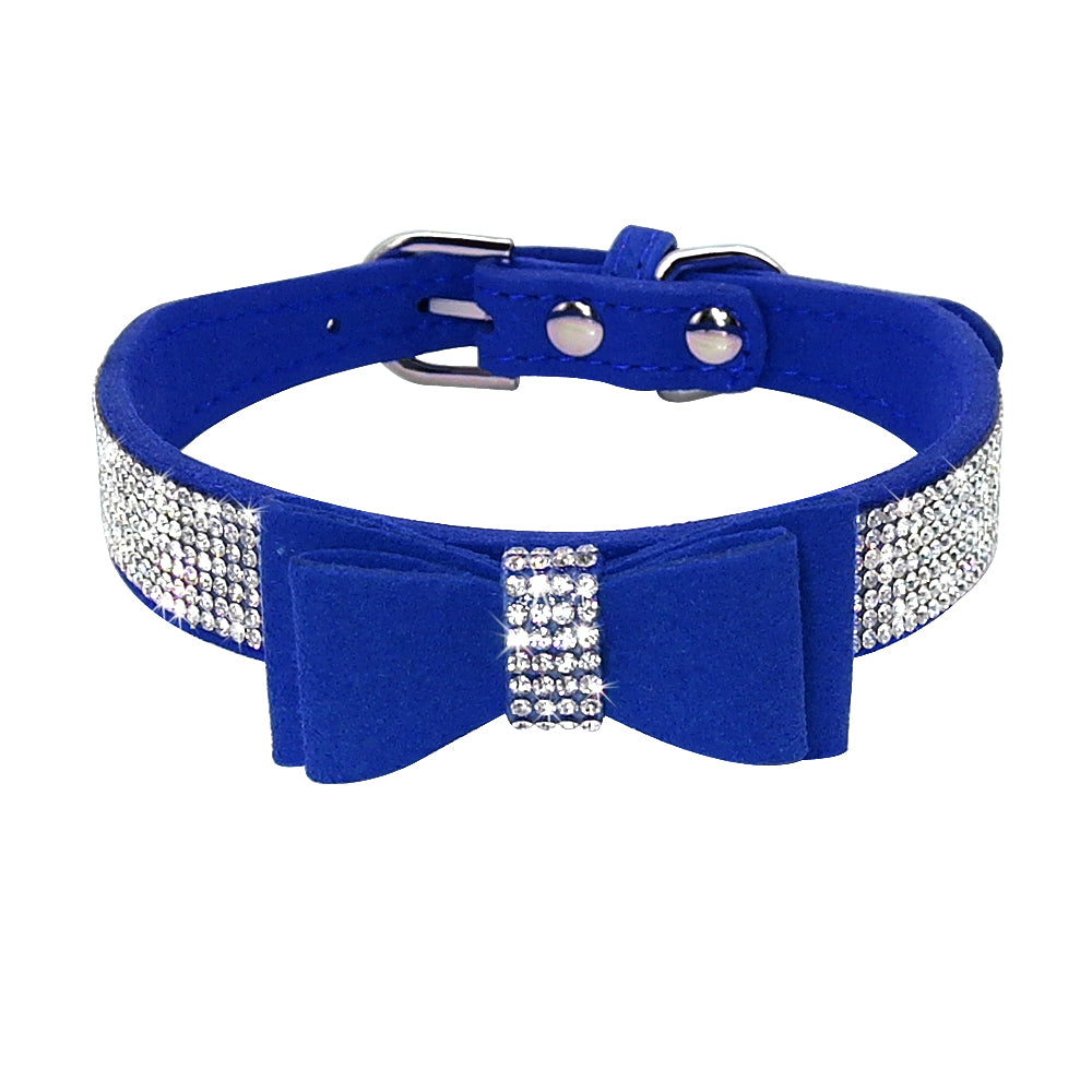 Luxe Hondenriem & Kattenriem met Steentjes