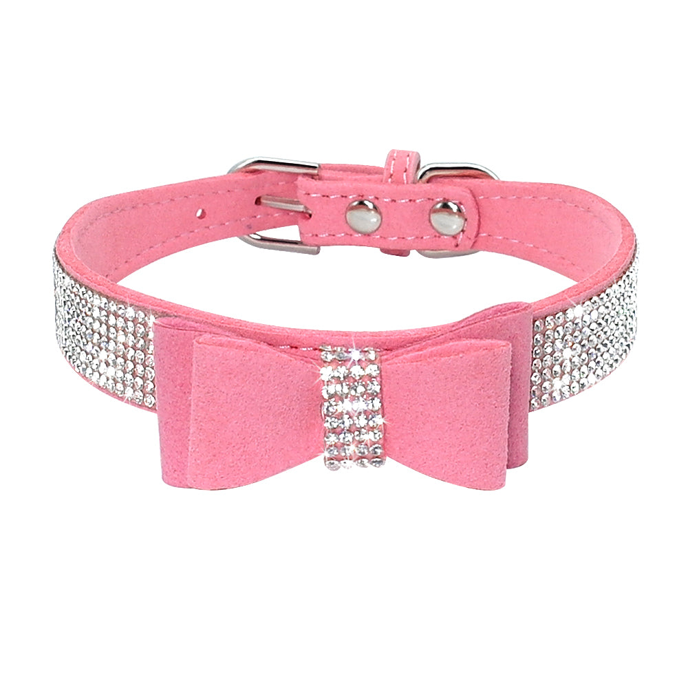 Luxe Hondenriem & Kattenriem met Steentjes