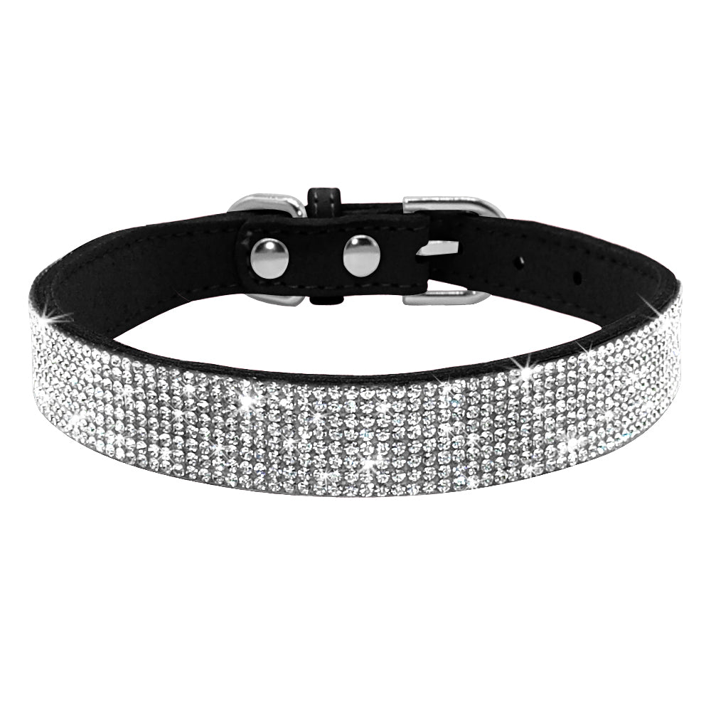 Luxe Hondenriem & Kattenriem met Steentjes