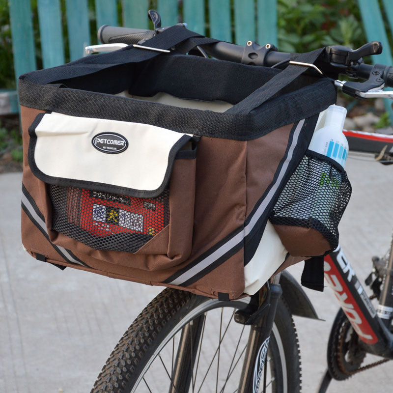 Fietsmand voor Honden & Katten – Afneembare Stuurtas