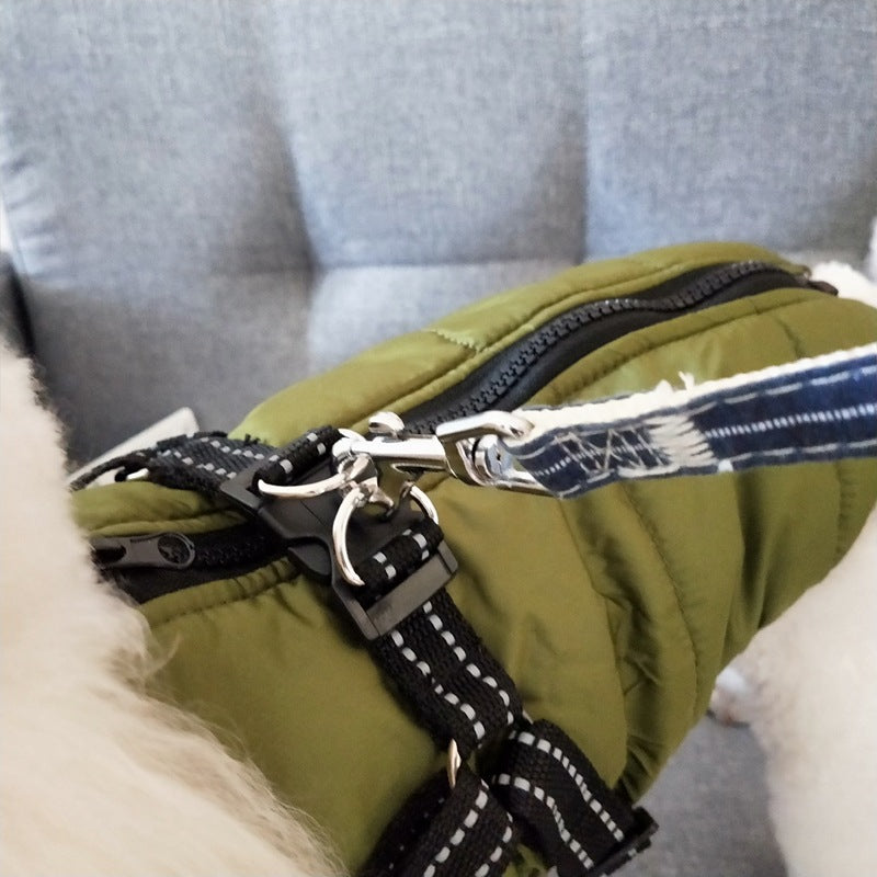 2-in-1 Winterjas met Ingebouwd Harnas