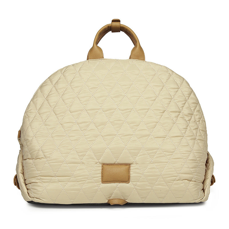 WoefieLux CityVoyager – Luxe Travel Handtas voor Hond & Kat