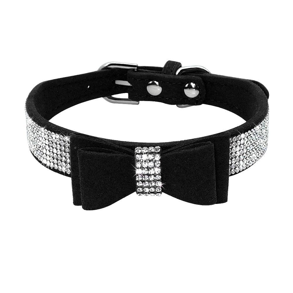 Luxe Hondenriem & Kattenriem met Steentjes