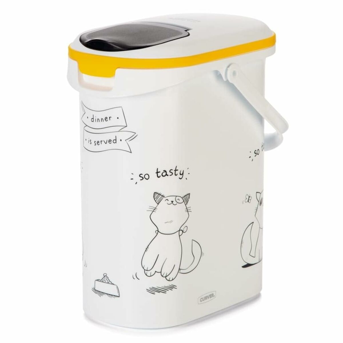 Pet food jar Curver 412042 4 Kg 10 L-0