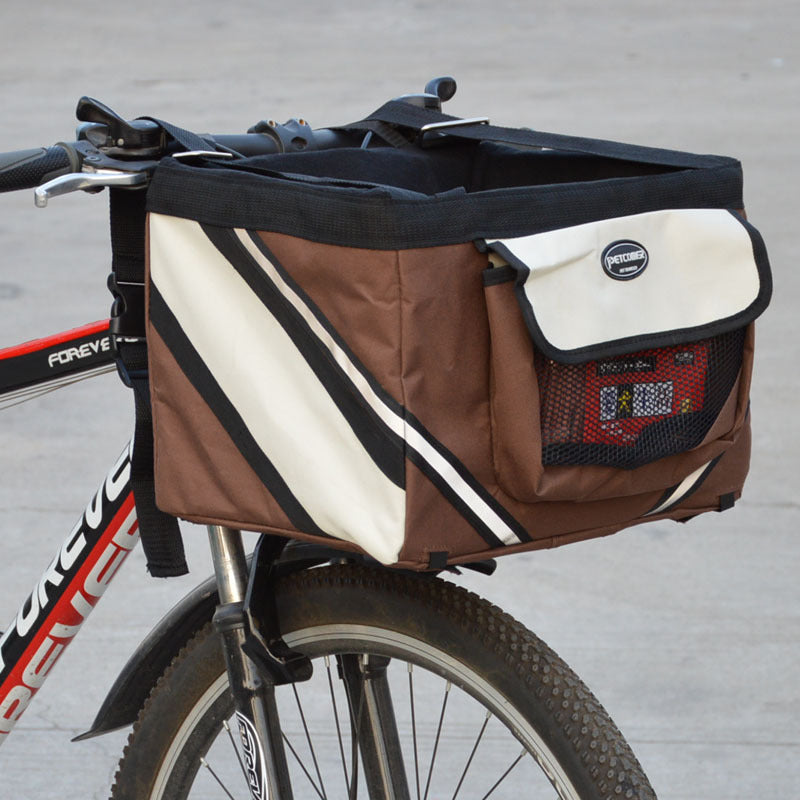 Fietsmand voor Honden & Katten – Afneembare Stuurtas