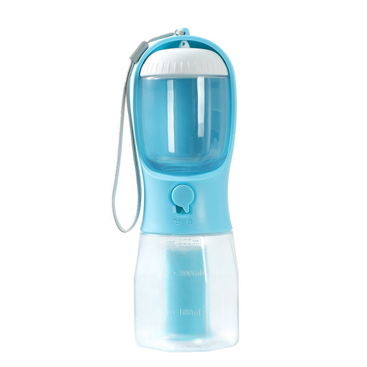 3-in-1 Drinkfles voor Honden – Inclusief Poepzakjes
