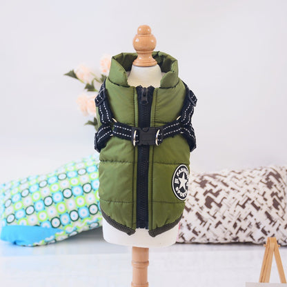 2-in-1 Winterjas met Ingebouwd Harnas