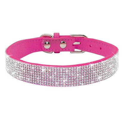 Luxe Hondenriem & Kattenriem met Steentjes