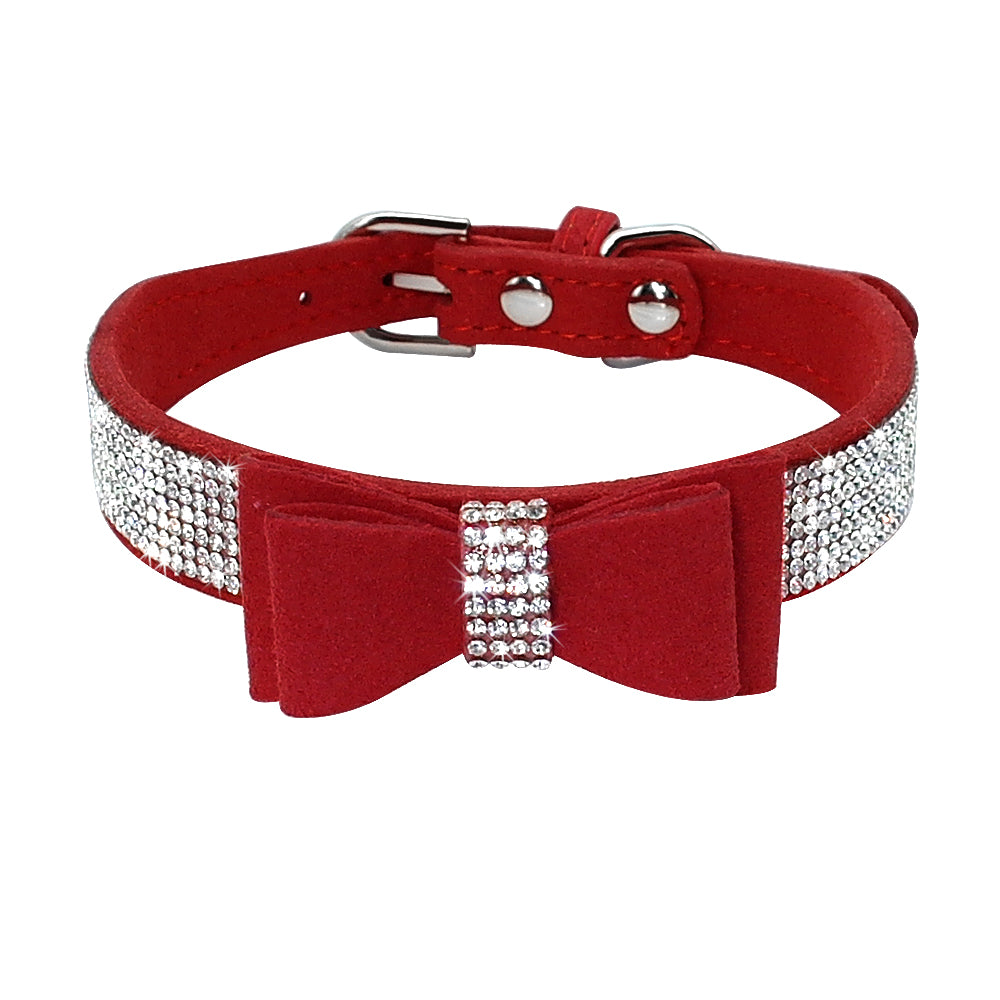 Luxe Hondenriem & Kattenriem met Steentjes