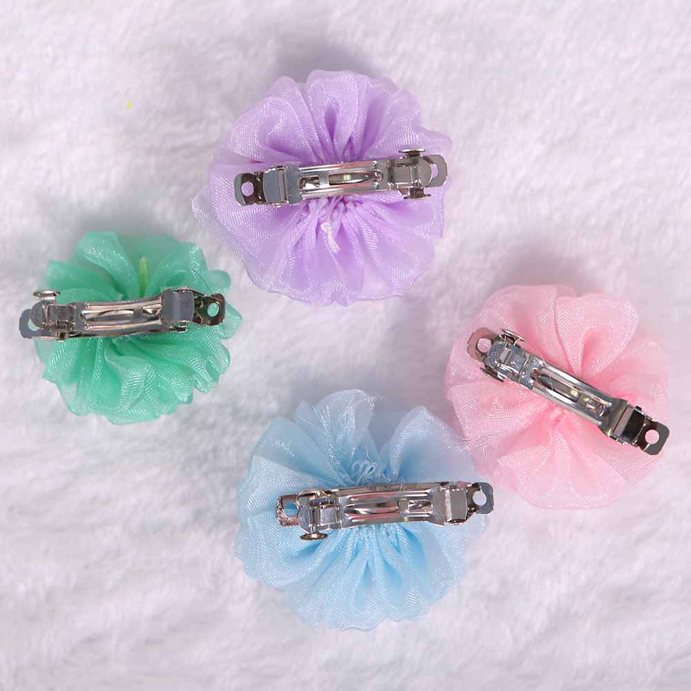 Luxe Honden Haarspeldje met Organza Strik