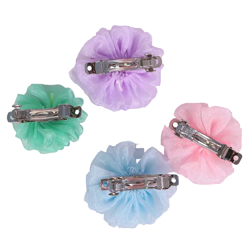 Luxe Honden Haarspeldje met Organza Strik