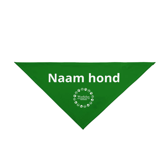 Personaliseerbare huisdierbandana — Groen