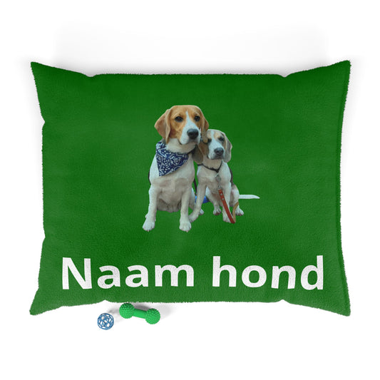 Personaliseerbaar huisdierkussen - Groen