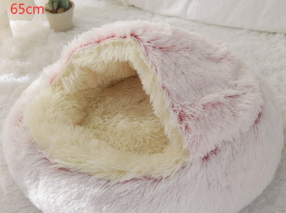 2-in-1 Kalmerend Huisdierbed - Donutbed