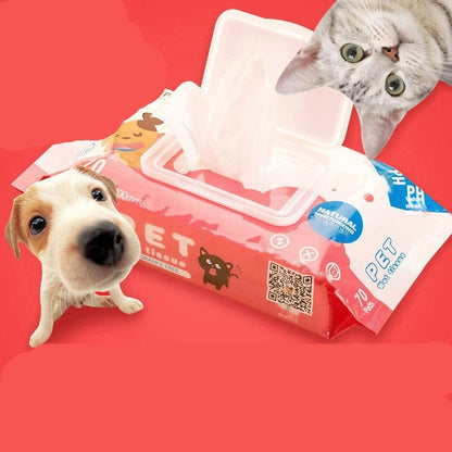 Honden & Katten Schoonmaakdoekjes - Voor Poten, Ogen, Oren & Vacht