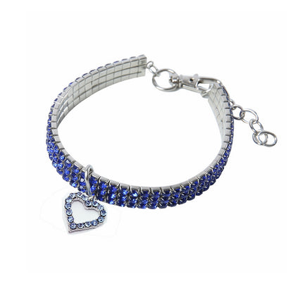Charm Sparkle Heart Halsband