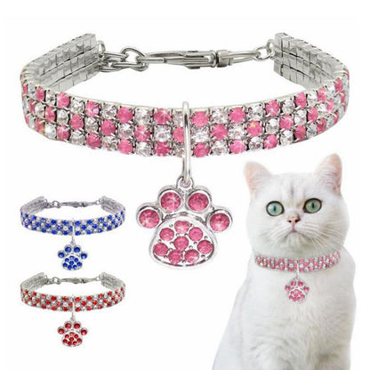 Charm Sparkle Paw Halsband
