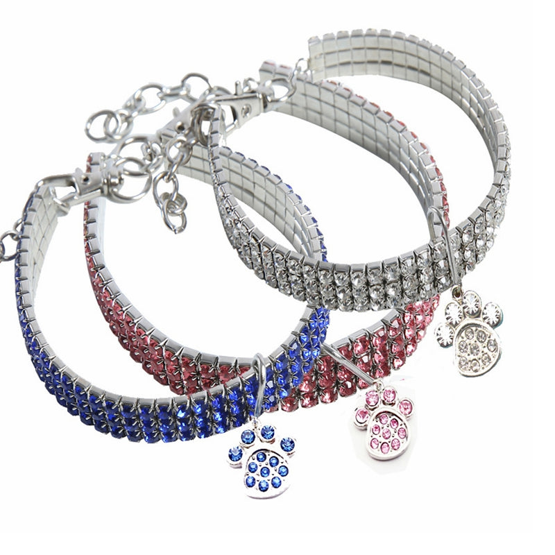 Charm Sparkle Paw Halsband