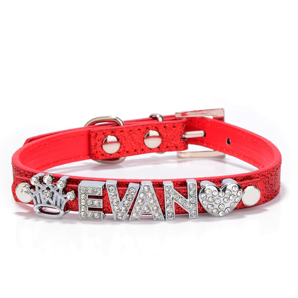 Bling Naam Halsband – Gepersonaliseerd met naam & symbool