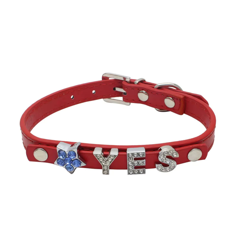 Bling Naam Halsband – Gepersonaliseerd met naam & symbool